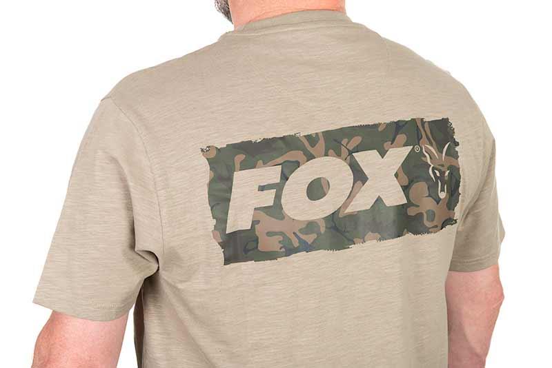Fox LW Khaki Large Print T r.M koszulka