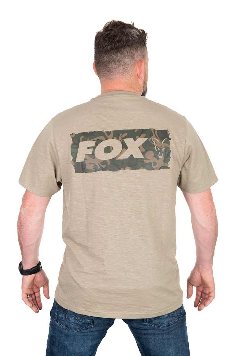 Fox LW Khaki Large Print T r.XL koszulka