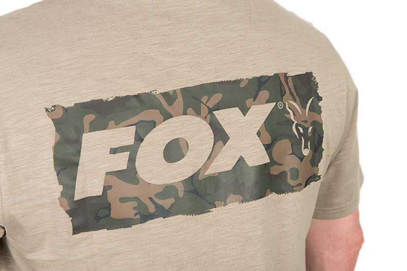 Fox LW Khaki Large Print T r.XL koszulka