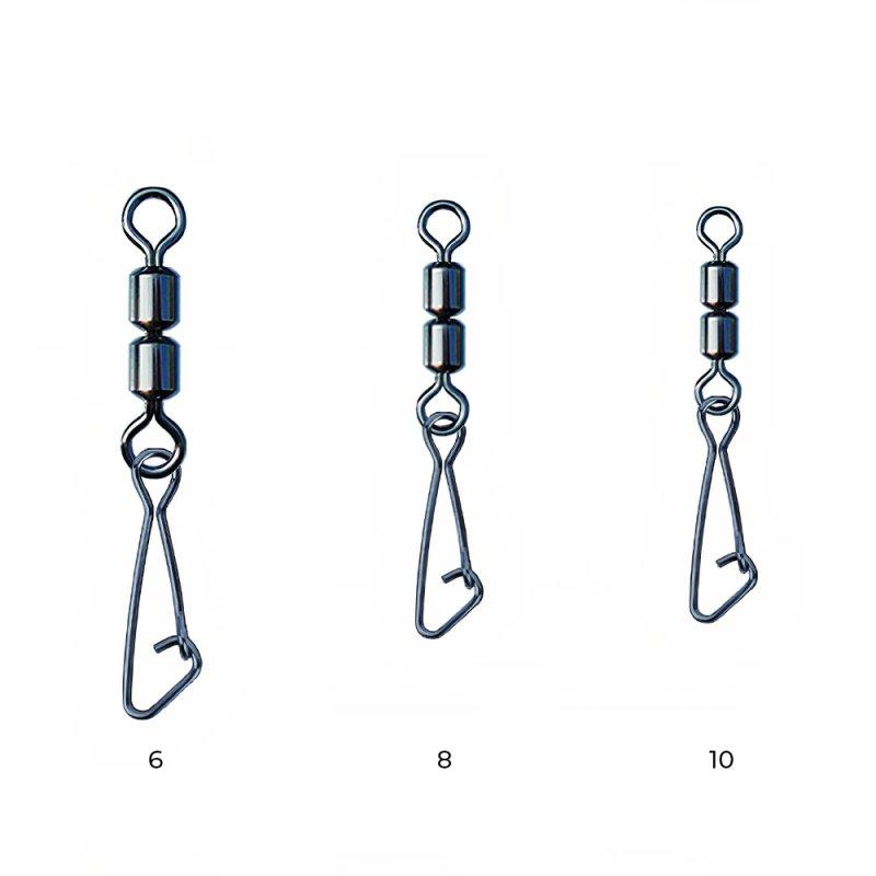 Nytro Double F-Swivel Hooked Snap r.10 8szt. łącznik