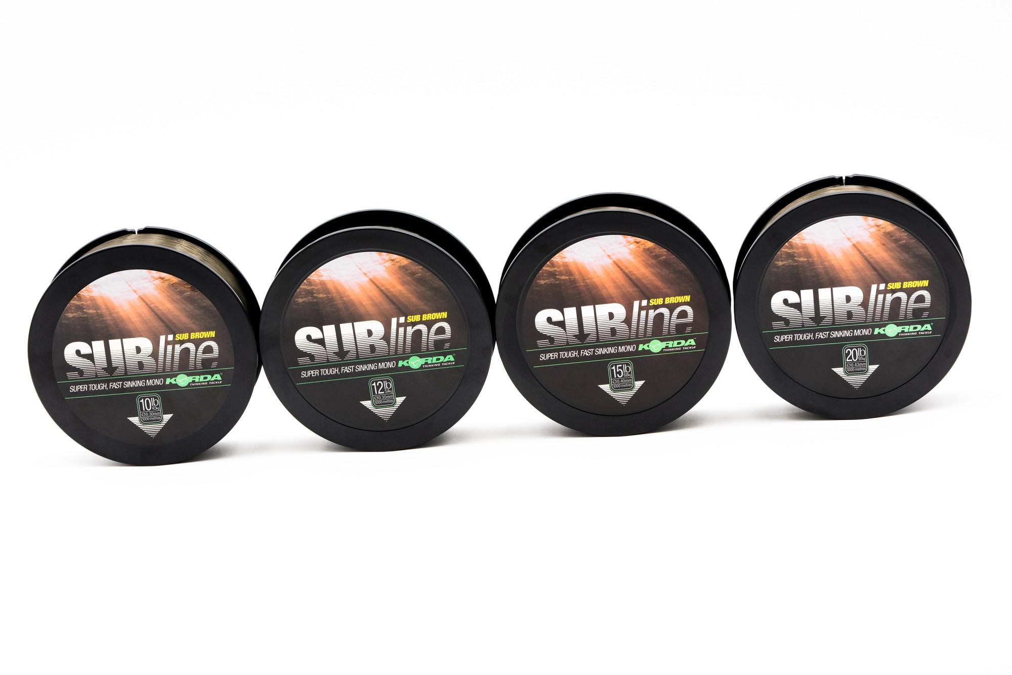 Korda Subline Ultra Tough 1000m 0.30mm 10lb Brown żyłka