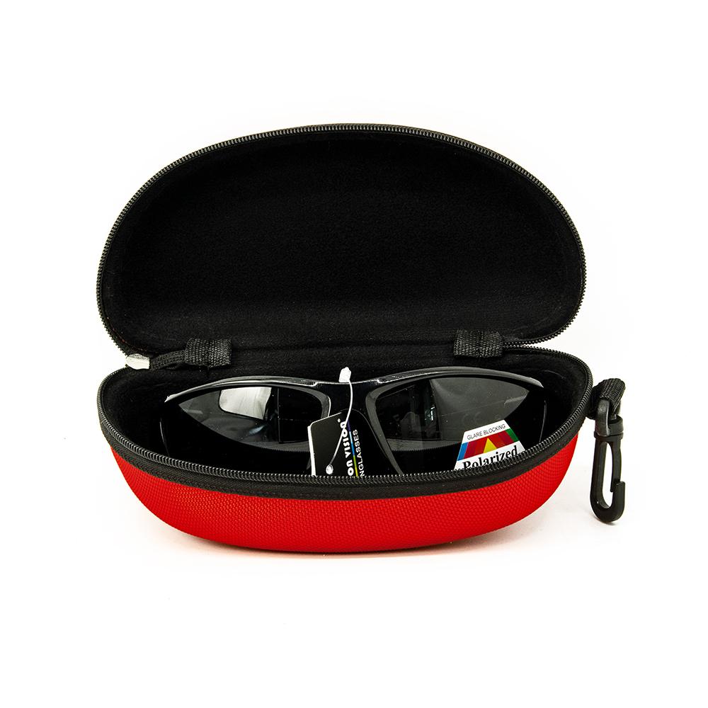 Pokrowiec Etui na okulary czerwony
