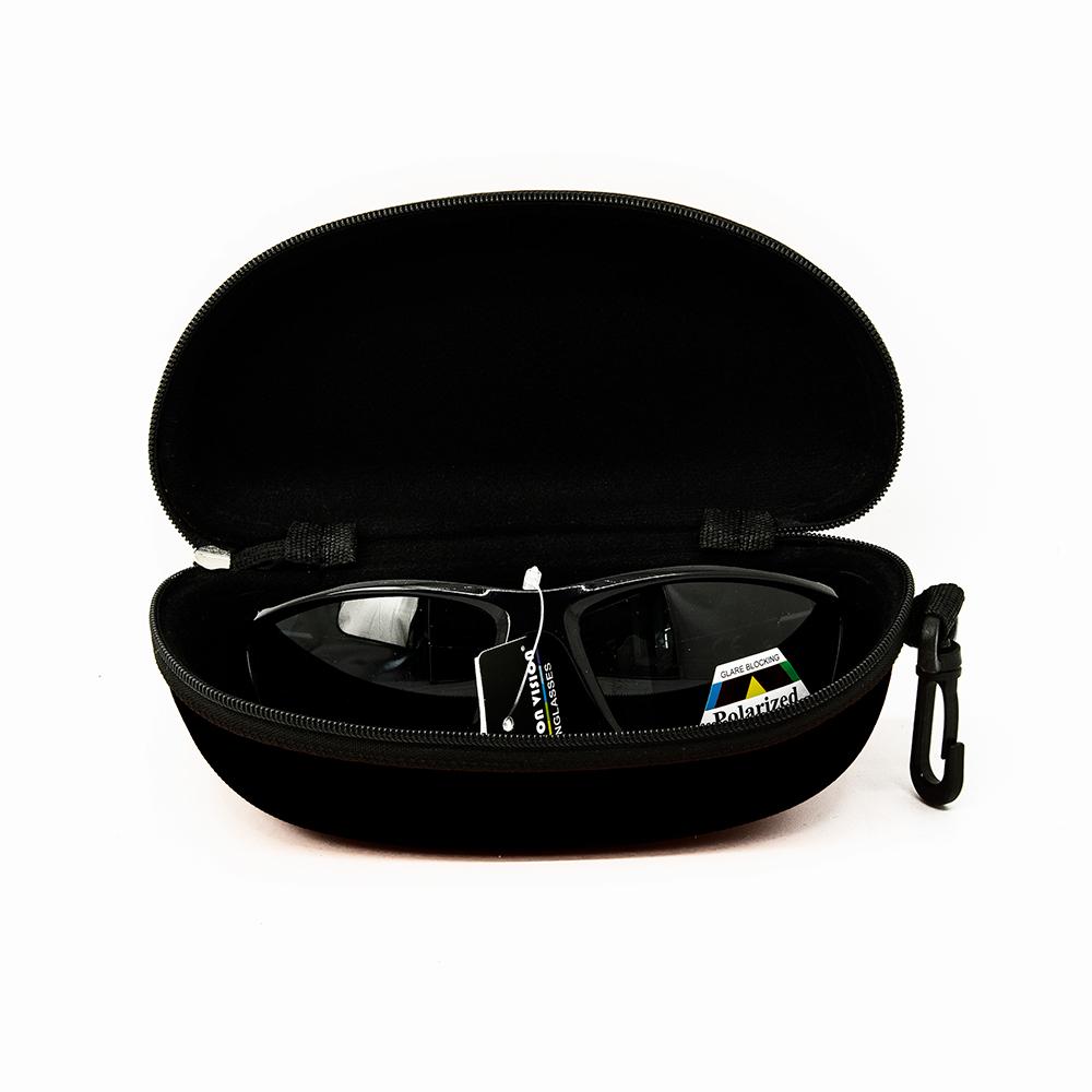 Pokrowiec Etui na okulary czarny
