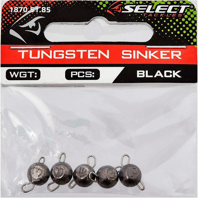 Select Tungsten Sinker 5g 3szt. Black czeburaszka wolframowa