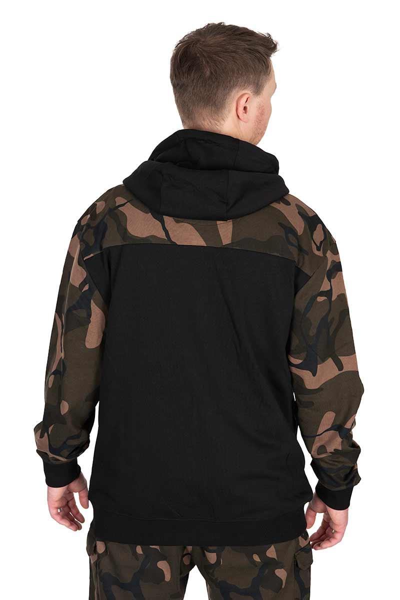 Fox LW Black Camo Split Zip Hoody r.M bluza