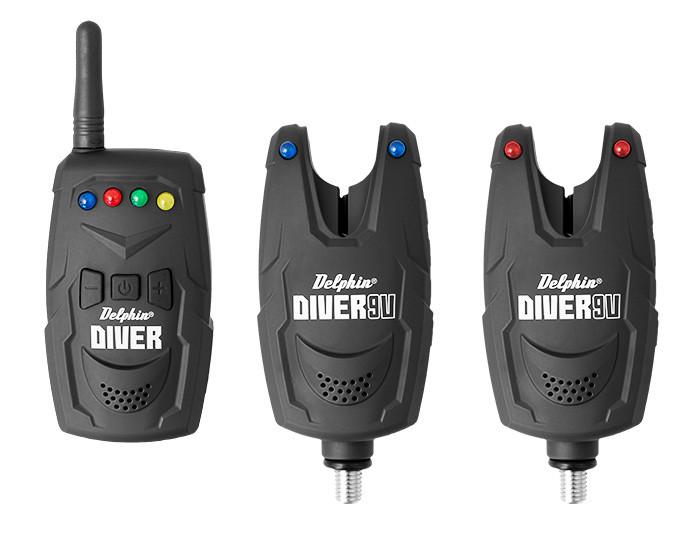 Delphin Diver 9V 2+1 zestaw sygnalizatorów
