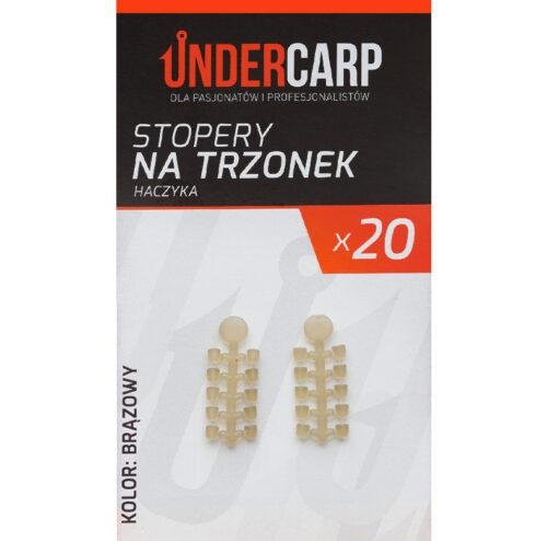 Under Carp Stopery na trzonek haczyka 20szt. brązowy