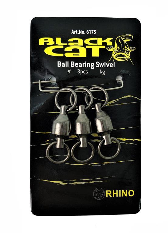 Black Cat Ball Bearing Swivel 135kg r.2 3szt. krętlik łożyskowany