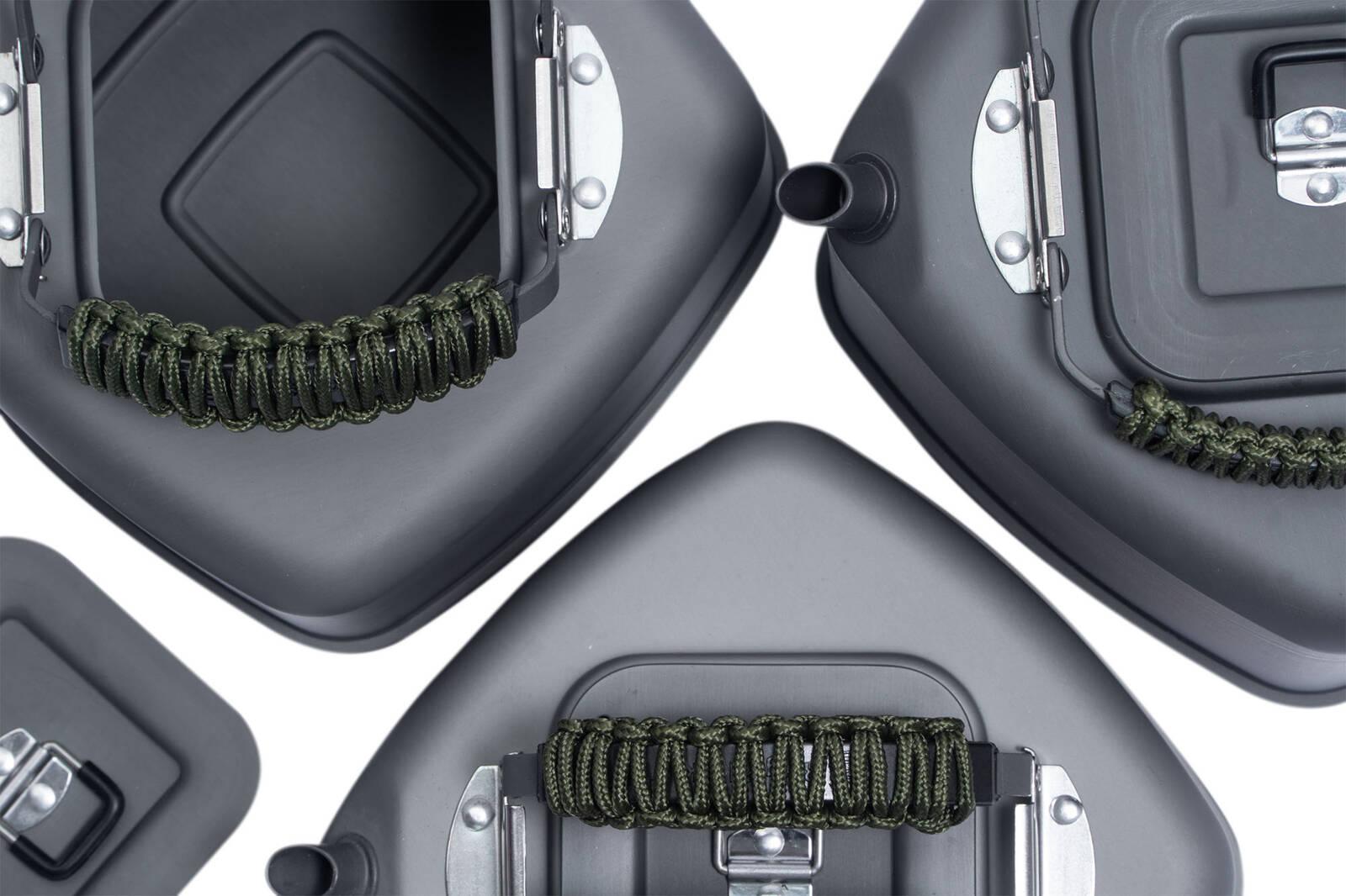 RidgeMonkey Square Kettle XL Paracord Edition czajnik