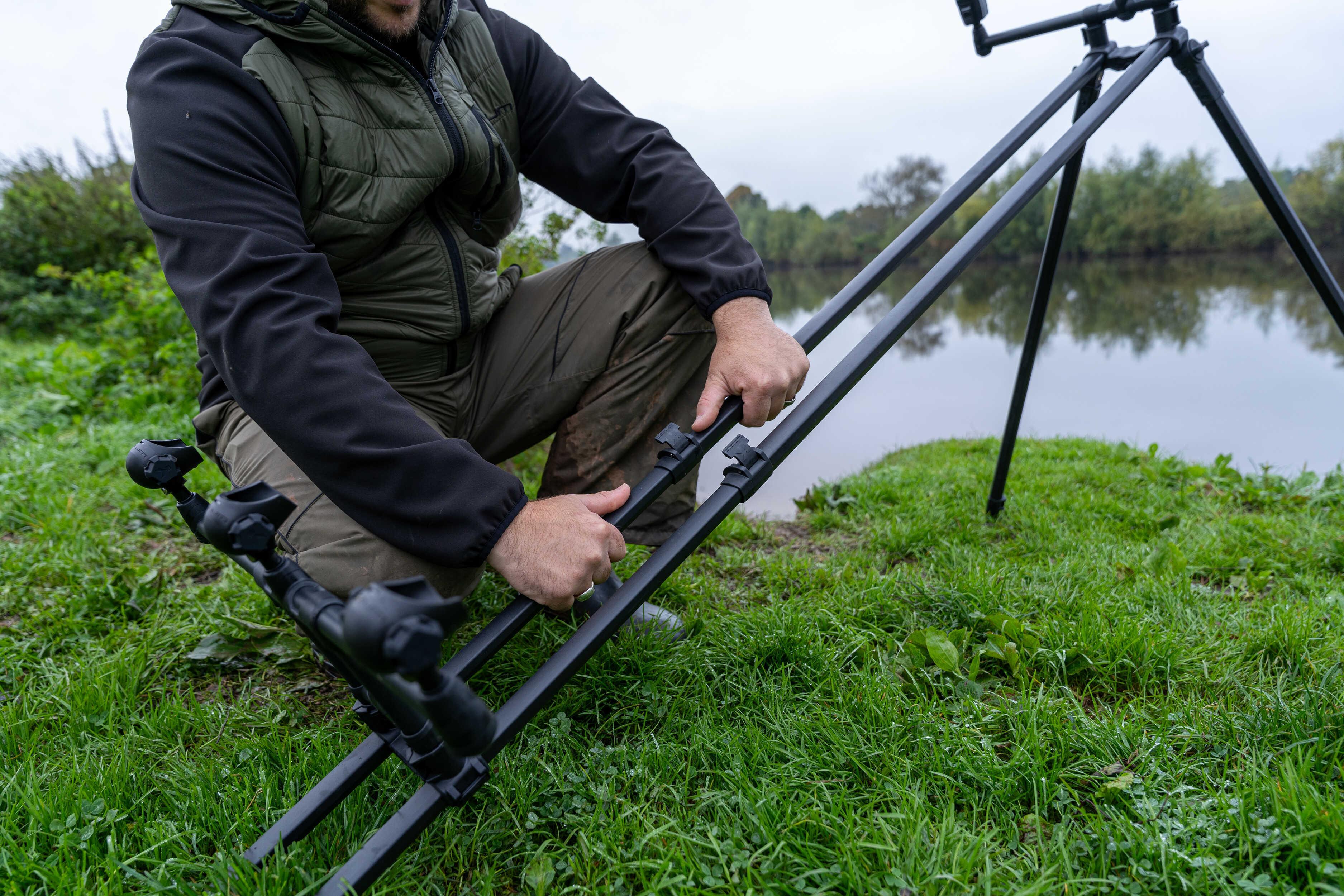 Korum Deluxe 3 Rod Tripod stojak na wędki
