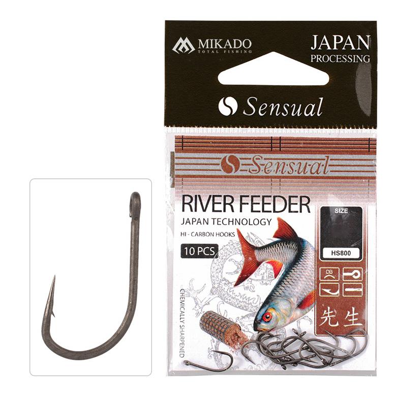 Mikado Sensual River Feeder r.6 10szt. haczyki z oczkiem