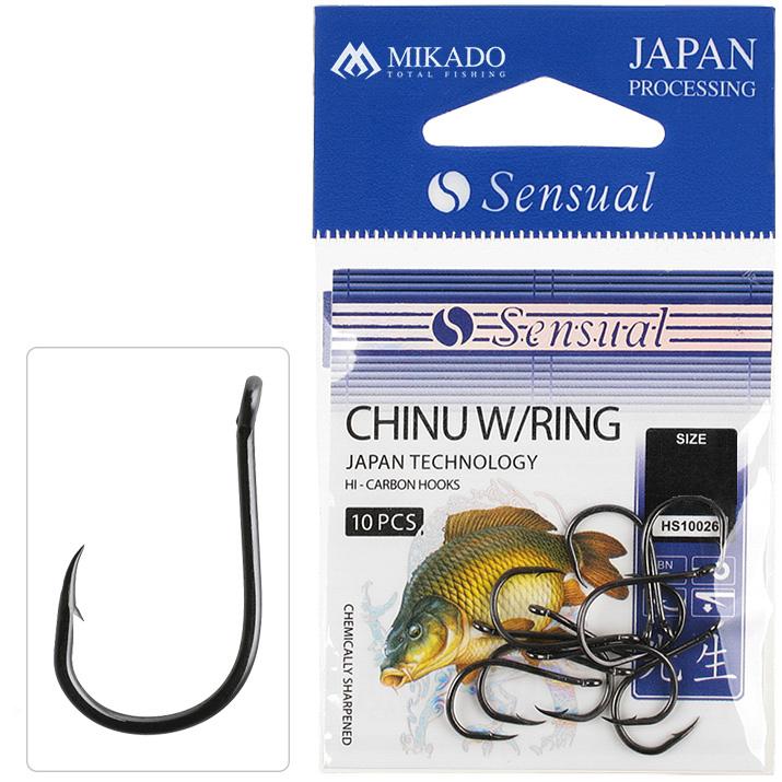 Mikado Sensual Chinu Black Nickel r.10 10szt. haczyki