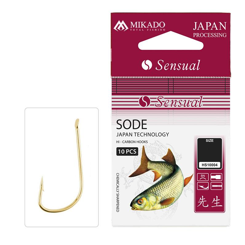 Mikado Sensual Sode Gold r.10 10szt. haczyki