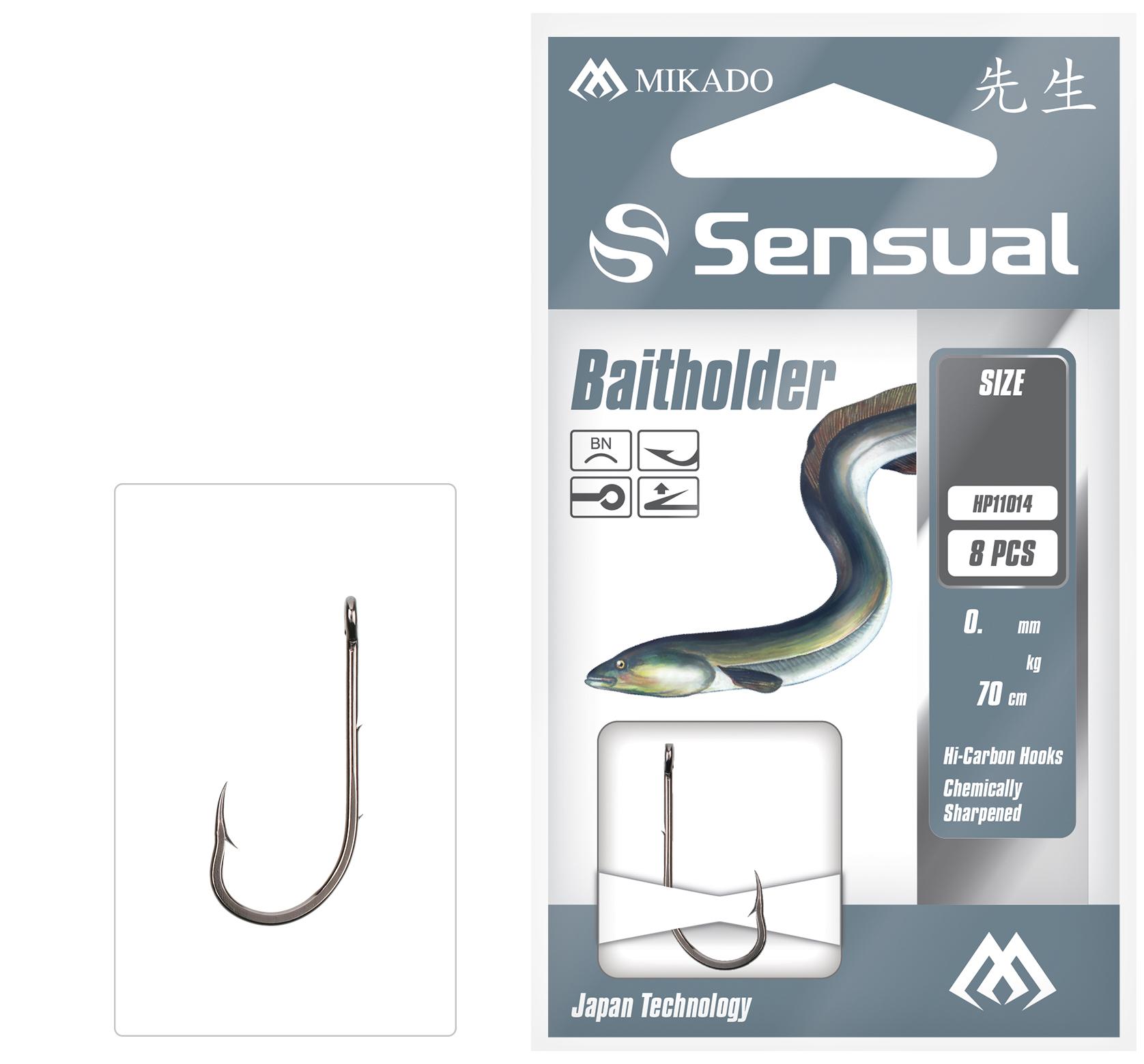 Mikado Sensual Baitholder r.4 0.26mm 70cm 8szt. gotowe przypony