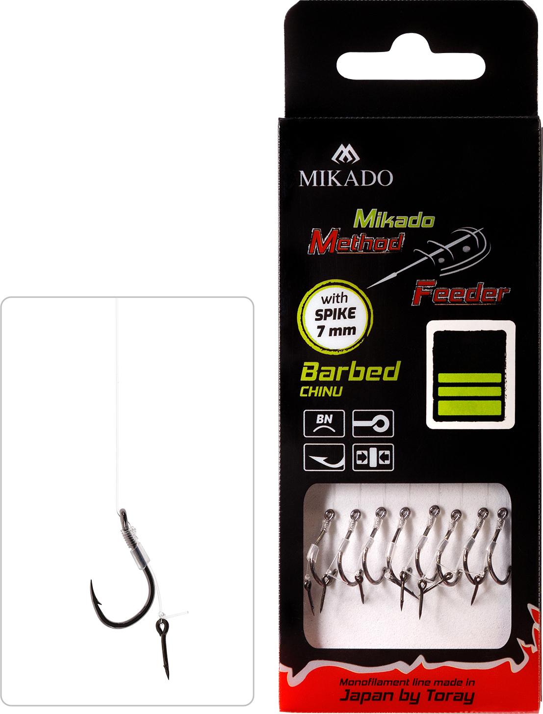 Mikado Chinu z igłą r.14 0.20mm 10cm 8szt. gotowe przypony