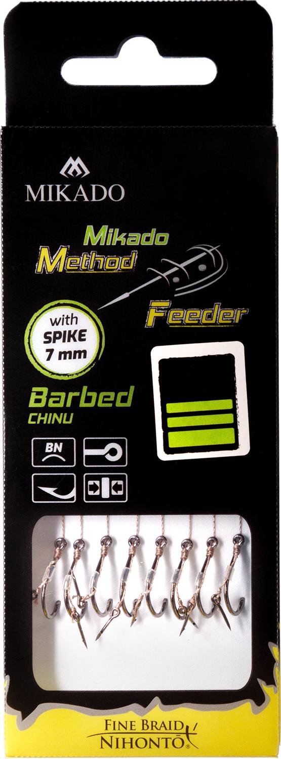 Mikado Method Feeder Chinu igła r.14 plecionka 0.10mm 10cm przypony