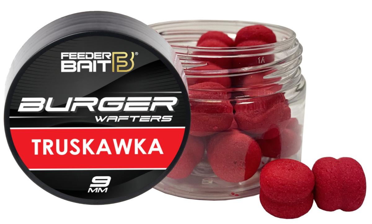Feeder Bait Burger Wafters 9mm Truskawka