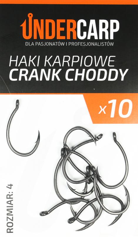 UnderCarp Crank Choddy r.4 haki karpiowe teflonowe