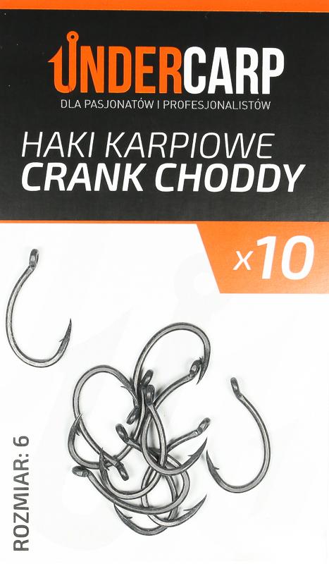 UnderCarp Crank Choddy r.6 haki karpiowe teflonowe