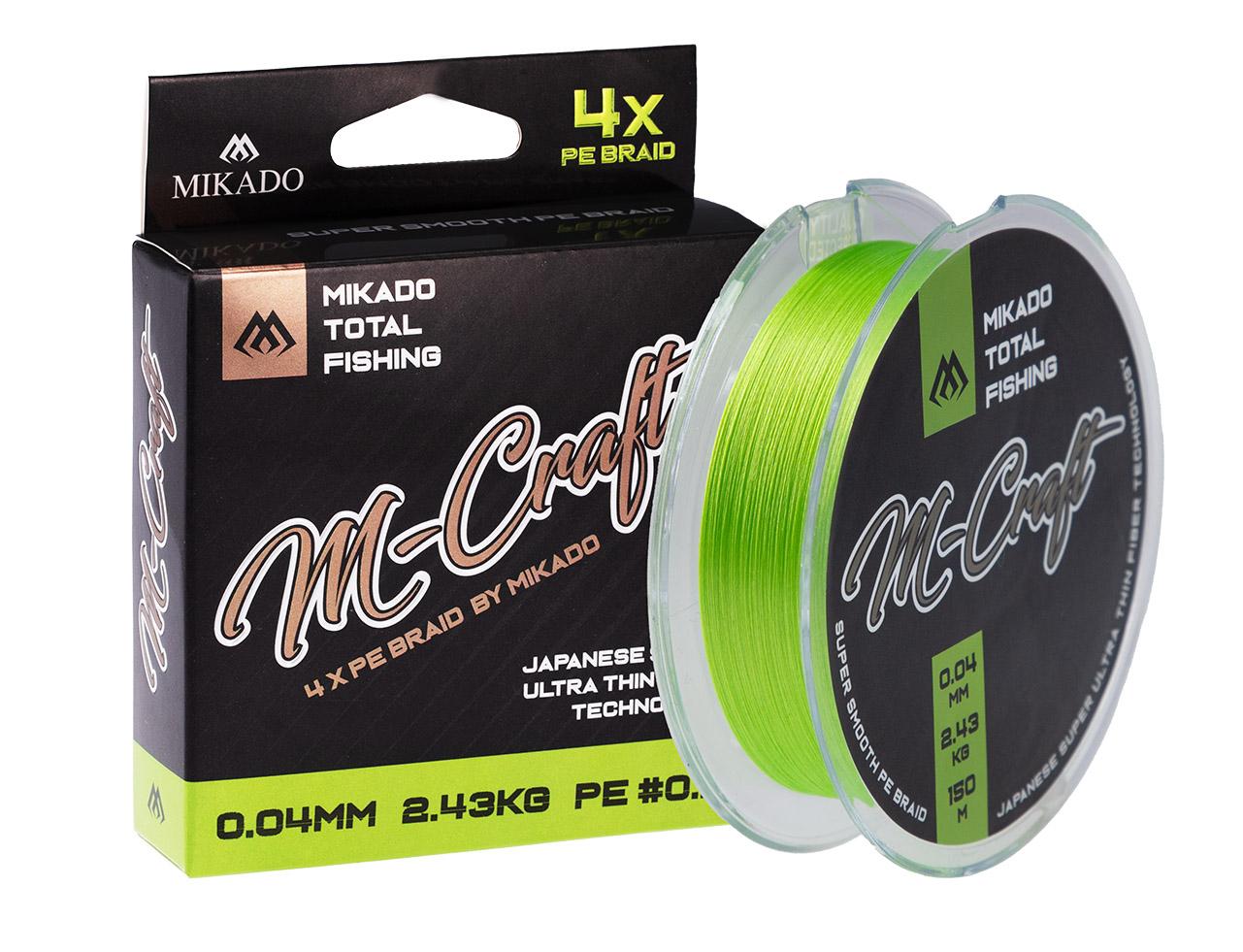 Mikado M-Craft Braid 0.04mm 2.43kg 150m Fluo plecionka