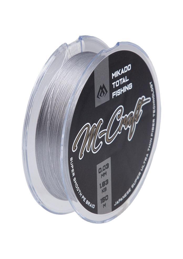 Mikado M-Craft Braid 0.03mm 1.83kg 150m Steel Gray plecionka