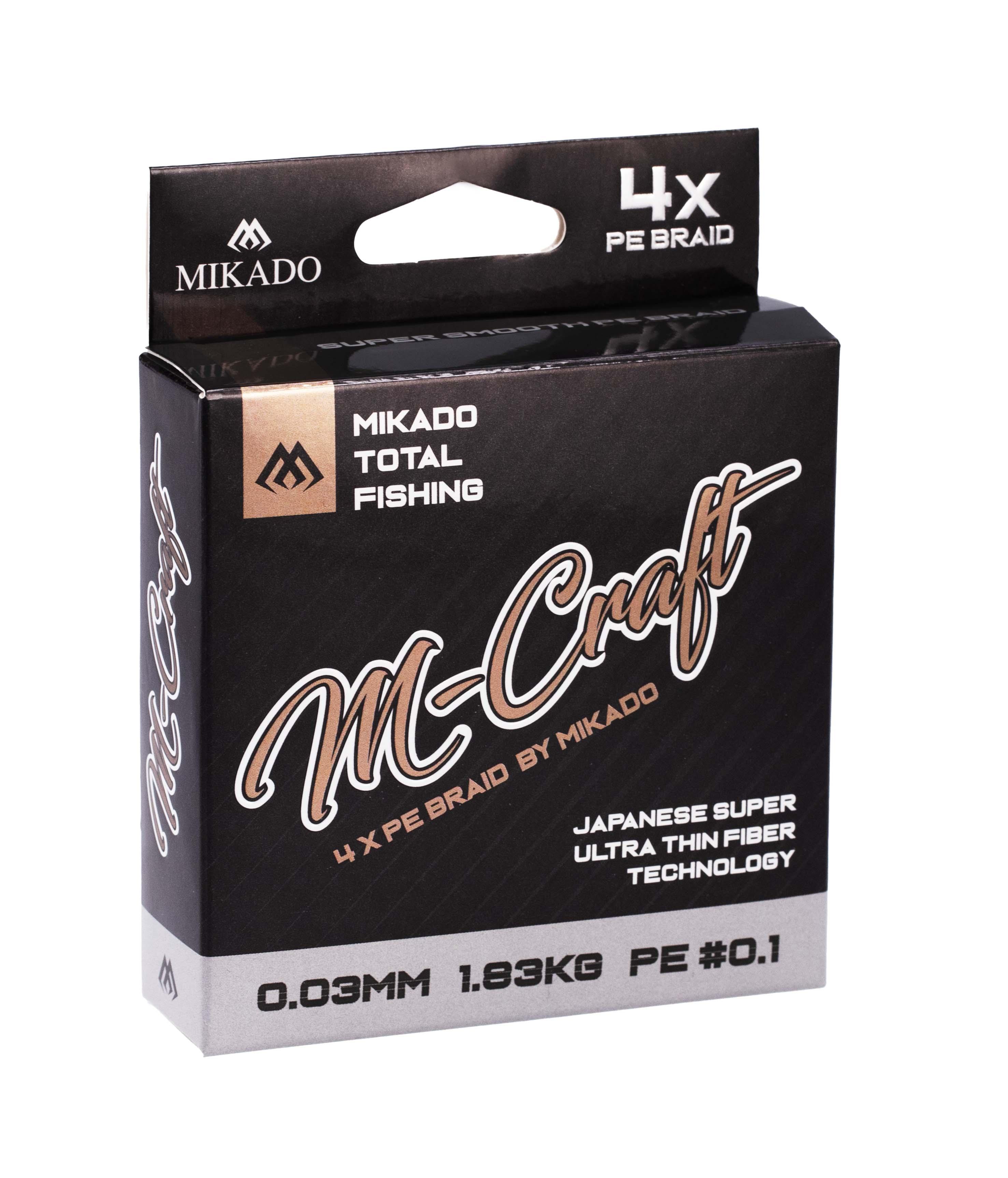 Mikado M-Craft Braid 0.03mm 1.83kg 150m Steel Gray plecionka