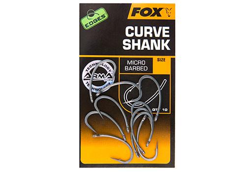 Fox Curve Shank r.4 10szt. haki karpiowe