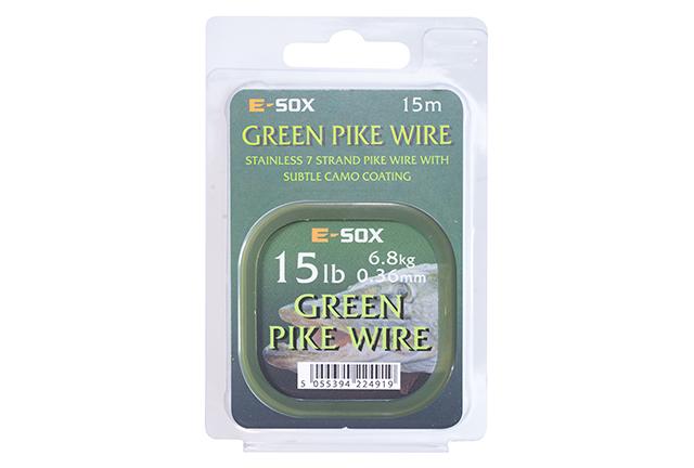Drennan Green Pike Wire 15lb 15m linka stalowa