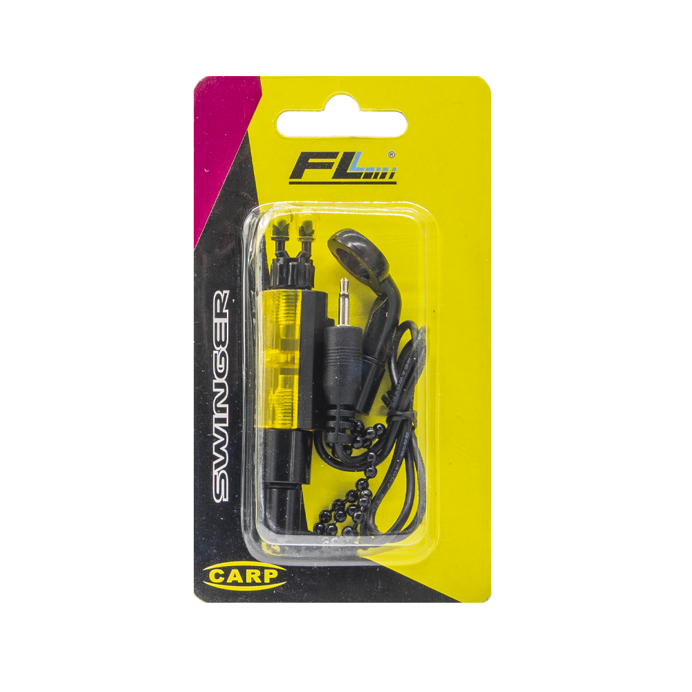 FL Carp Hanger na łańcuszku podświetlany żółty