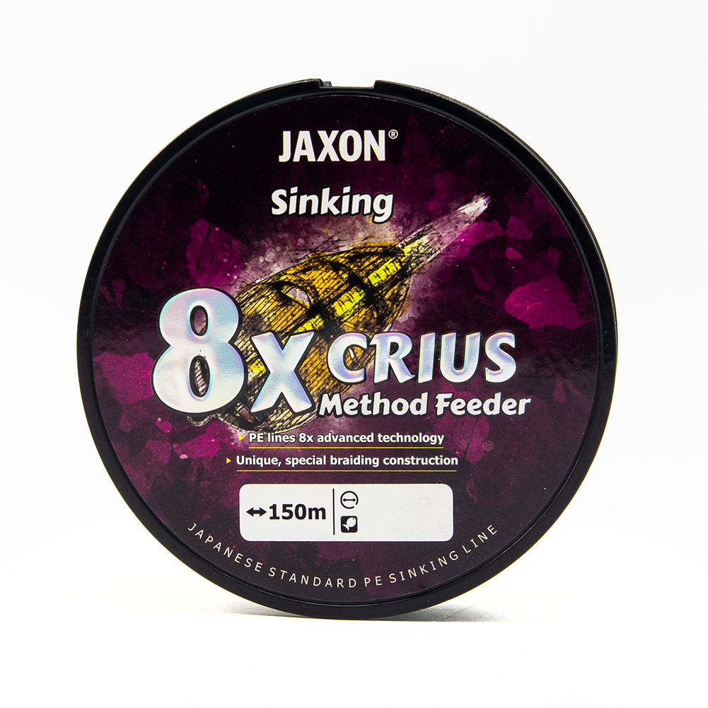 Jaxon Crius 8x Method Feeder Sinking Braid 0.12mm 150m plecionka feederowa