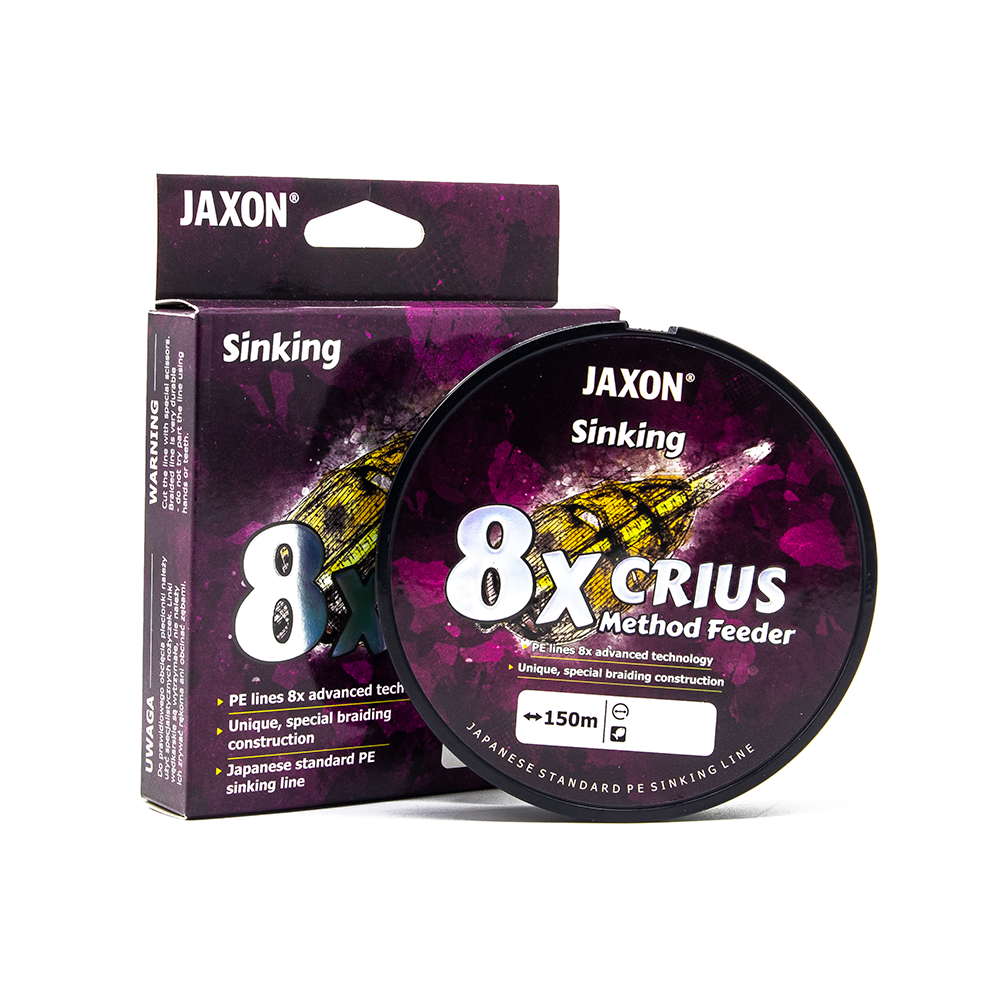 Jaxon Crius 8x Method Feeder Sinking Braid 0.14mm 150m plecionka feederowa