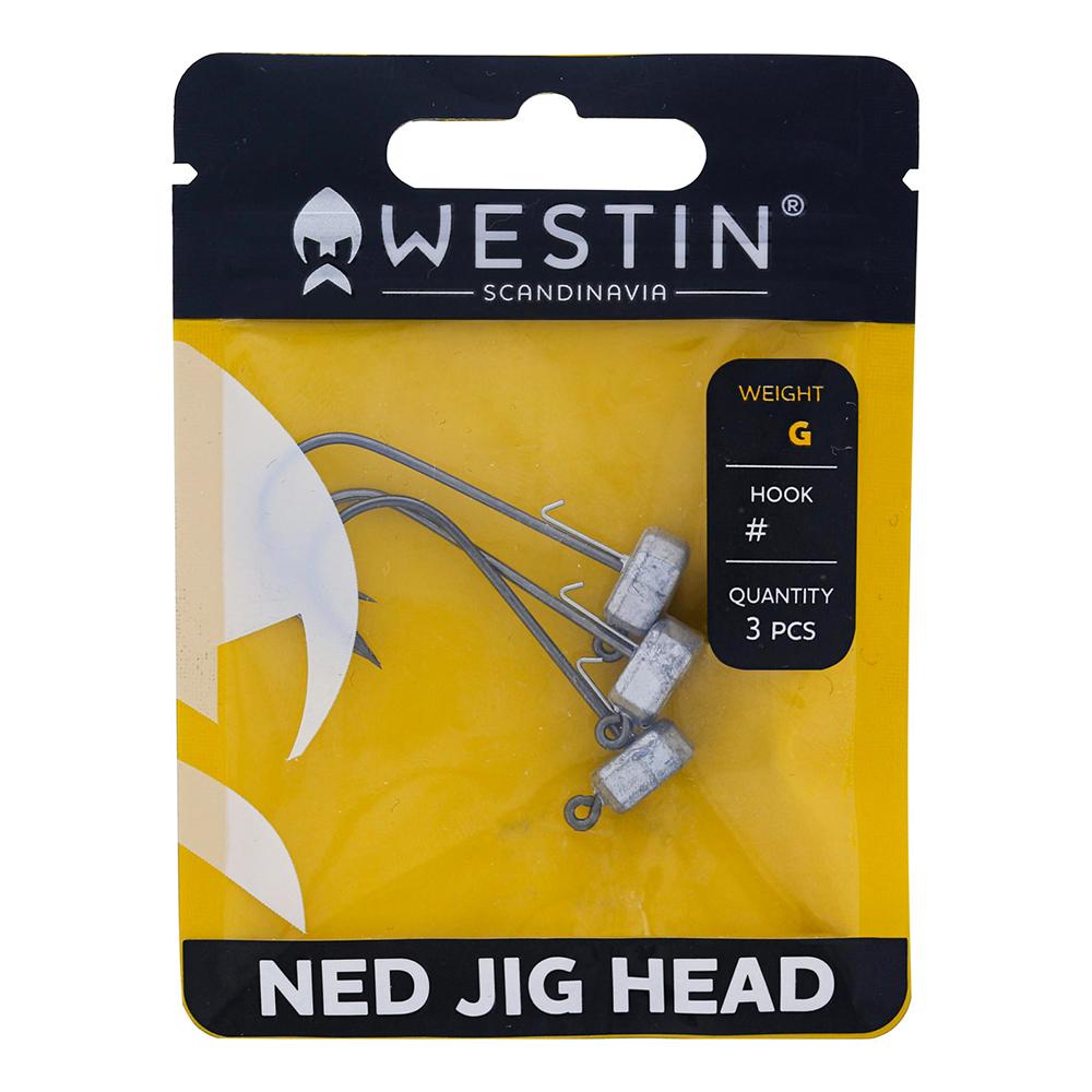 Westin Ned Jig Head r.2/0 5g 3szt. główki jigowe
