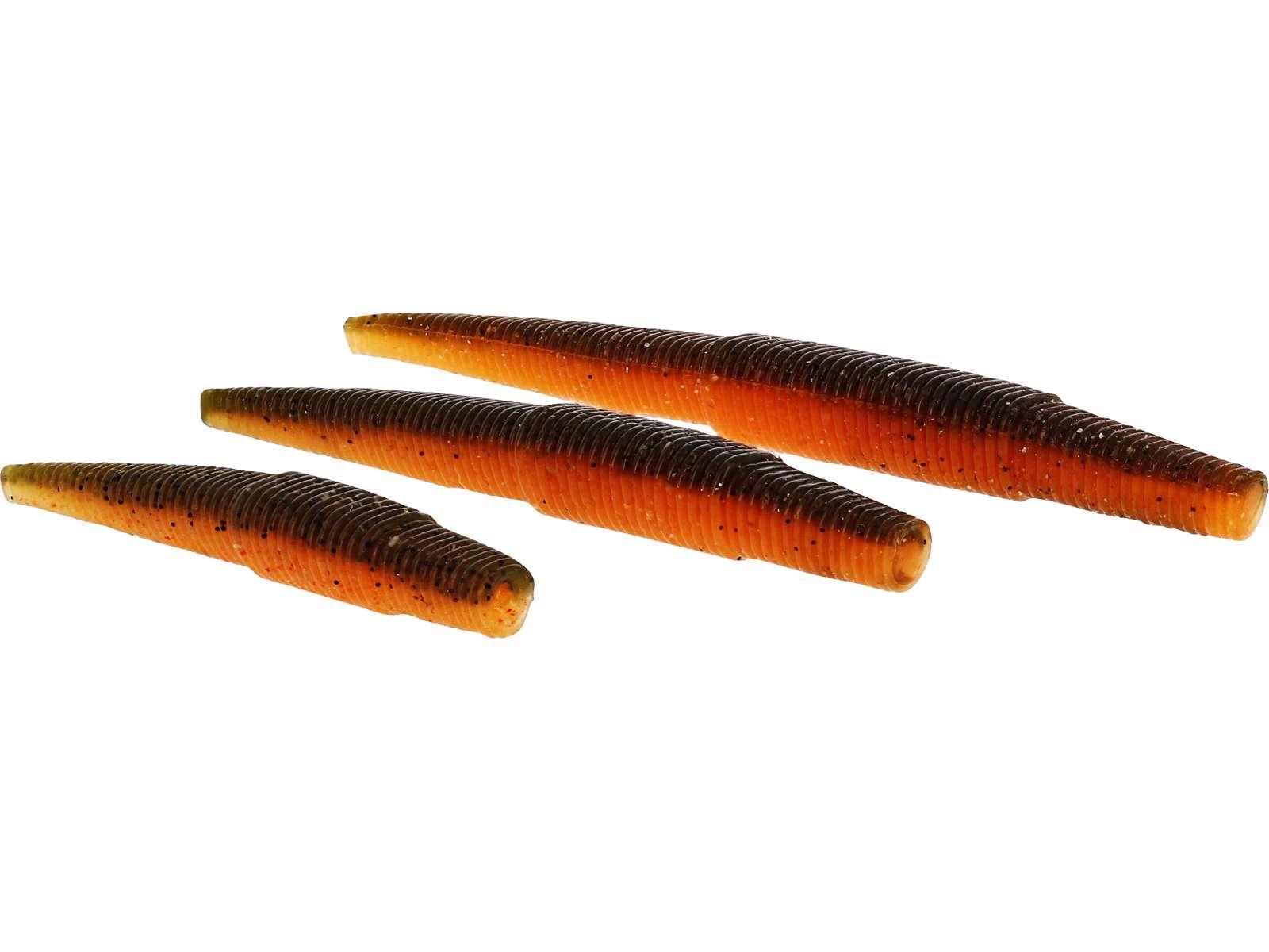 Westin Ned Worm 9cm 5g Black Chartreuse 6szt. przynęty