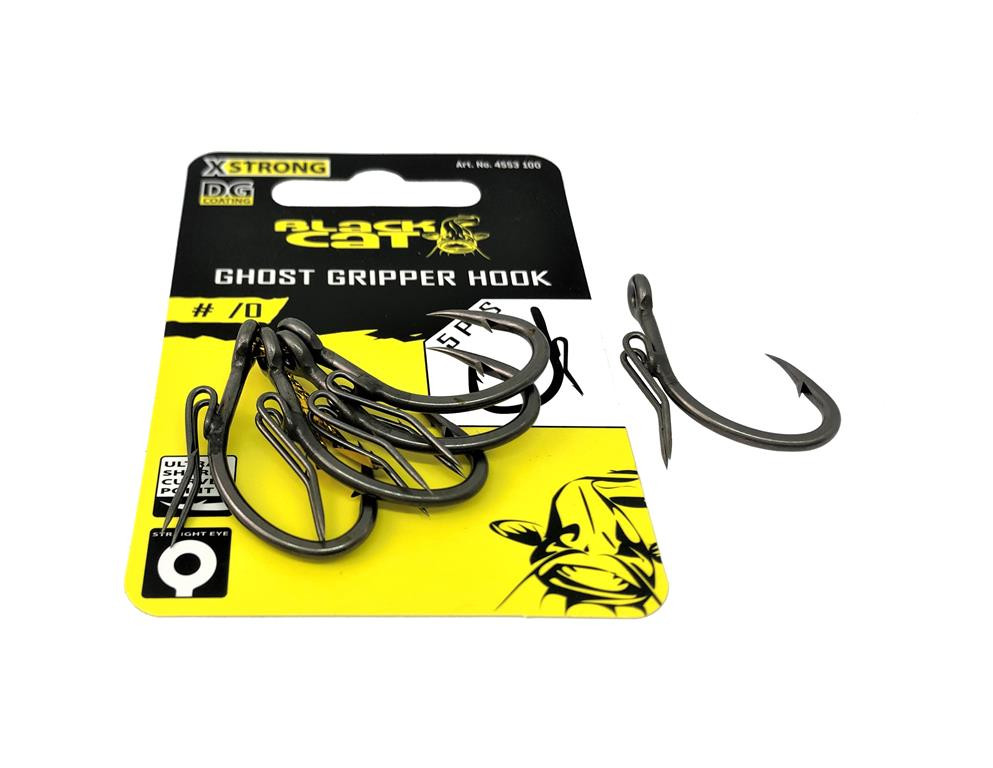 Black Cat Ghost Gripper DG r.1/0 5szt. haki sumowe