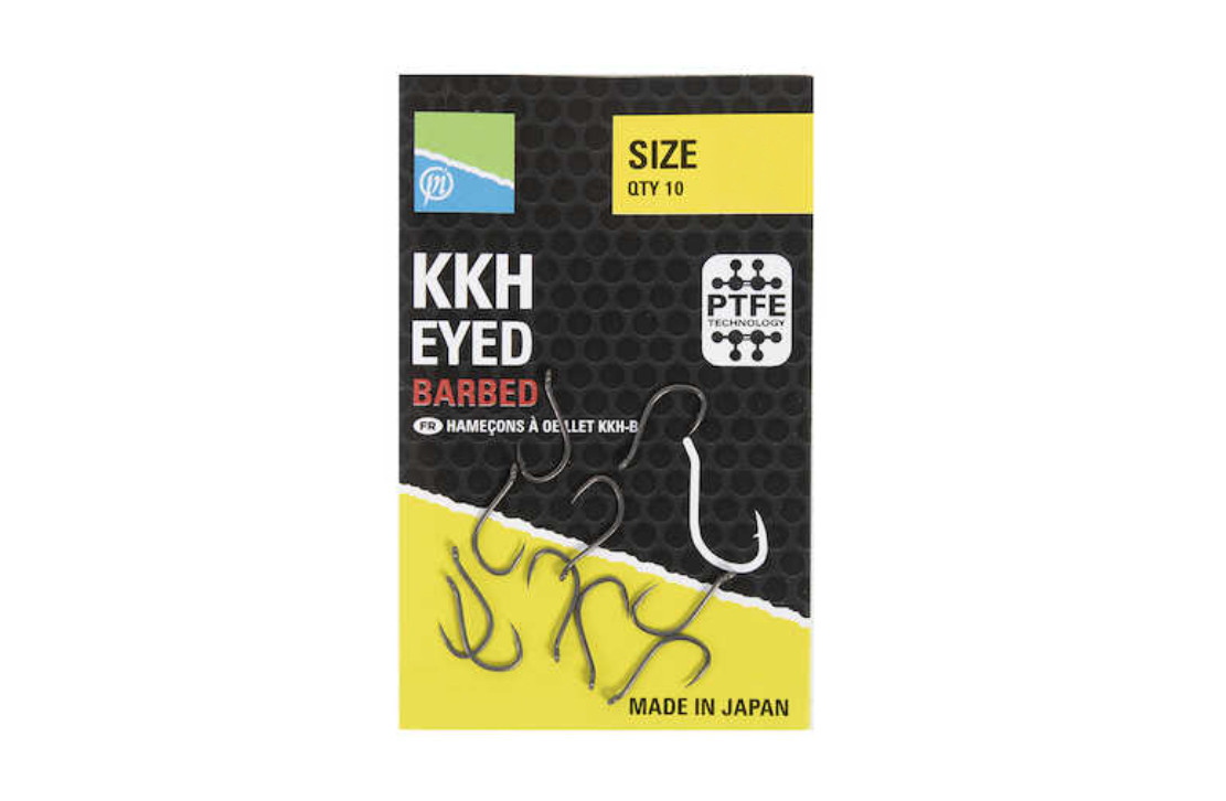 Preston KKH Barbed Eyed r.14 10szt haczyki