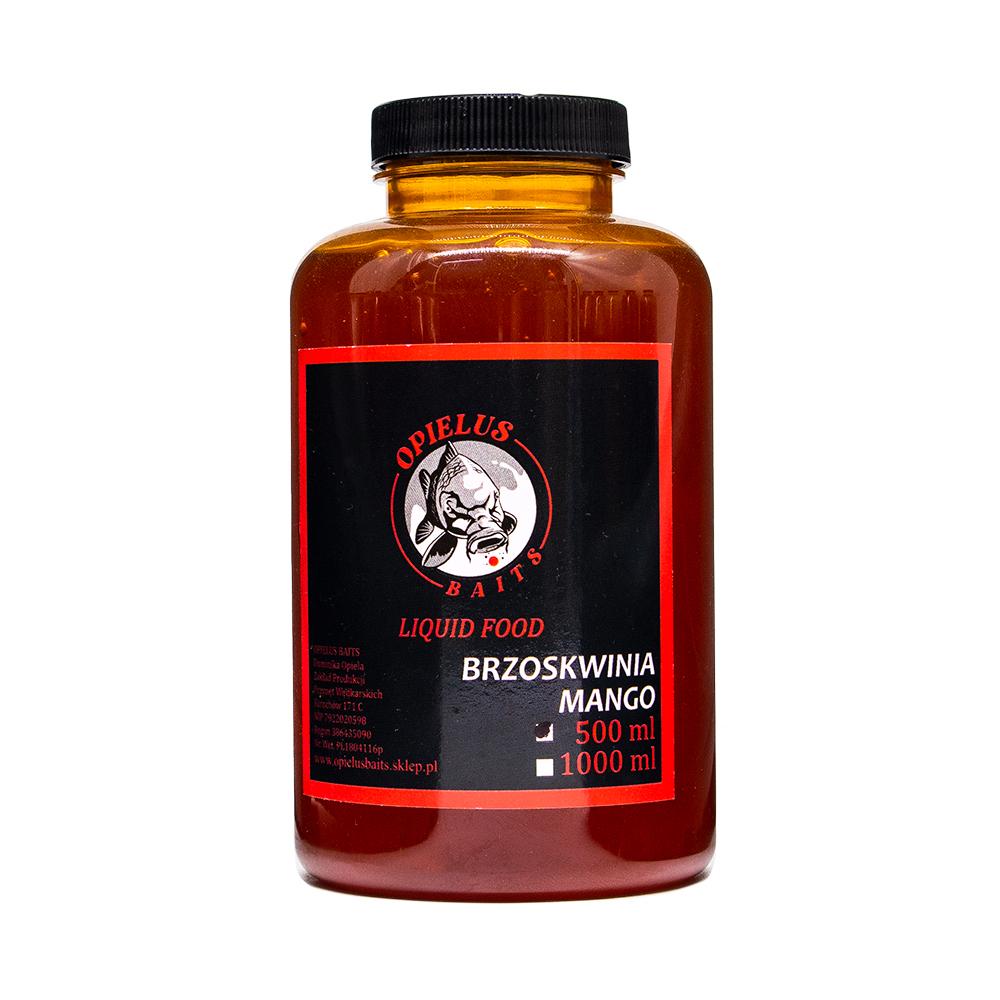 Opielus Baits Brzoskwinia Mango Liquid Food 500ml