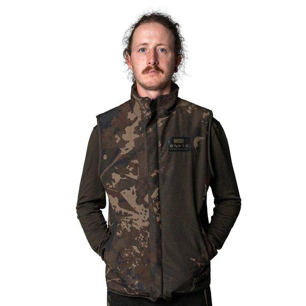 Nash ZT Sherpa Fleece Reversible Body Warmer M kamizelka