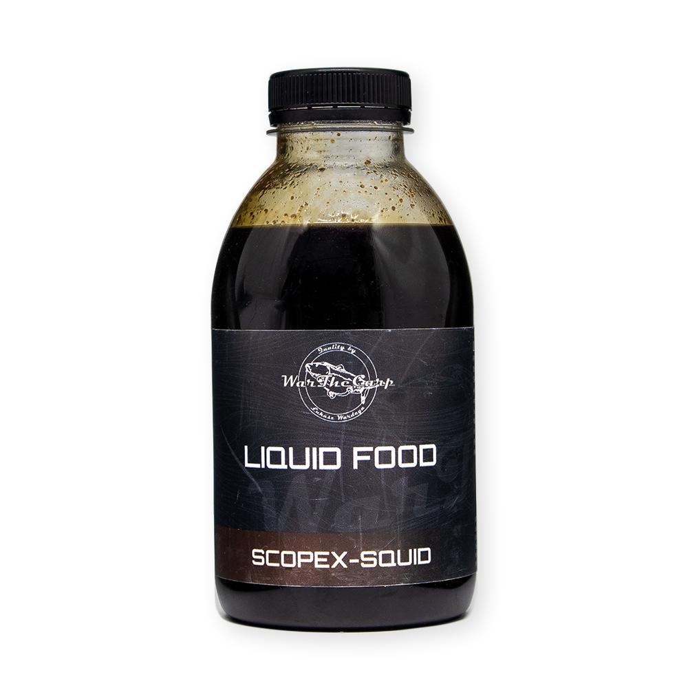 WarTheCarp Scopex Squid Liquid Food 500ml zalewa