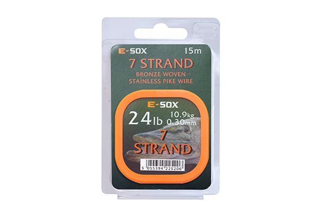 Drennan Trace Wire 7Strand 15m 24lb 0.30mm 10.9kg linka stalowa