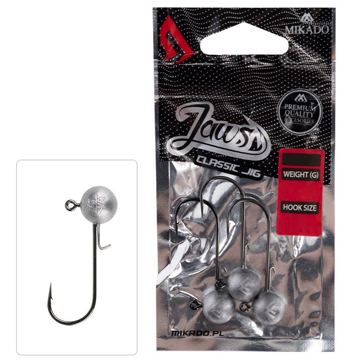 Mikado Jaws Classic Jig BN 10g 1 3szt. główki jigowe