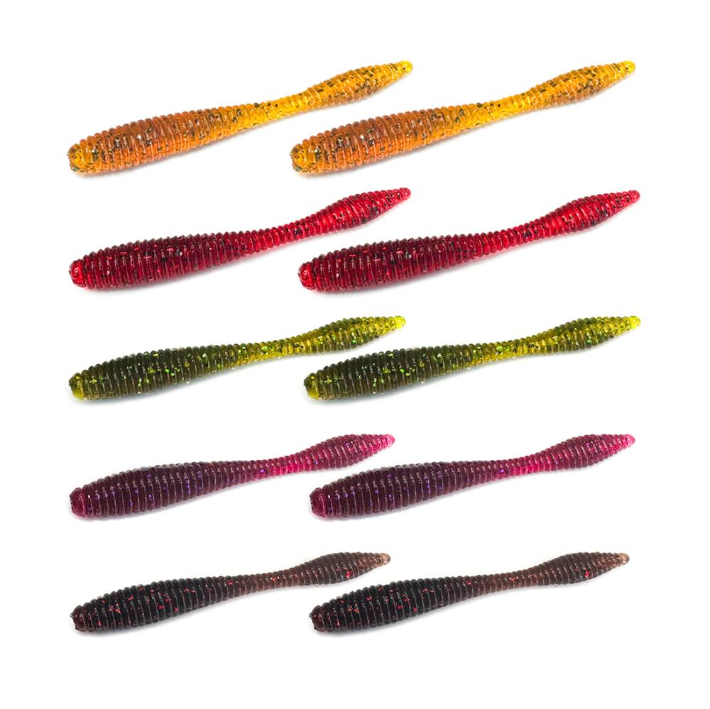 LureCraft Hirudo Leech 5cm 10szt. Color Mix