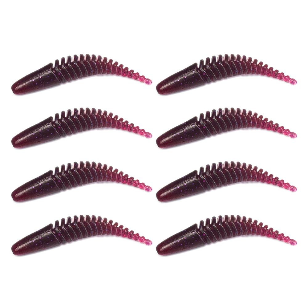 LureCraft Sick Worm 5cm 8szt. Purple Lethal