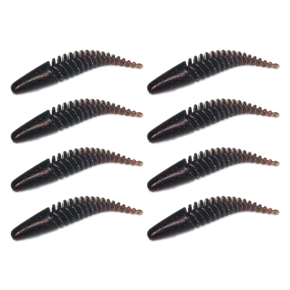 LureCraft Sick Worm 5cm 8szt. Red Whisky