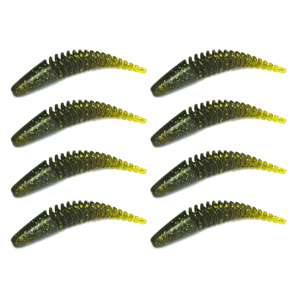 LureCraft Sick Worm 5cm 8szt. Boogy Green