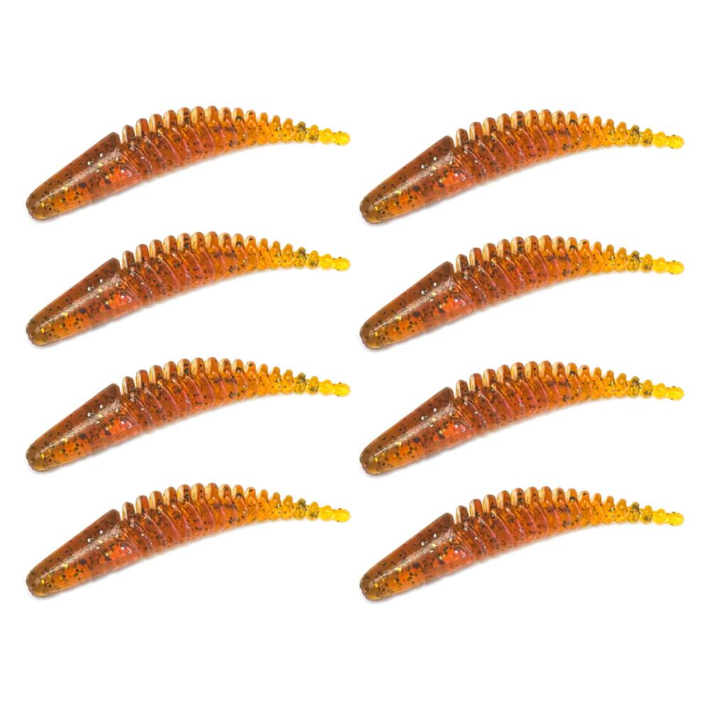 LureCraft Sick Worm 5cm 8szt. Amber Gold
