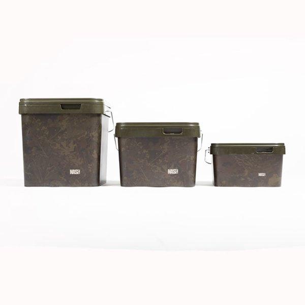 Nash Spot On Rectangular Bucket Camo 10l wiadro