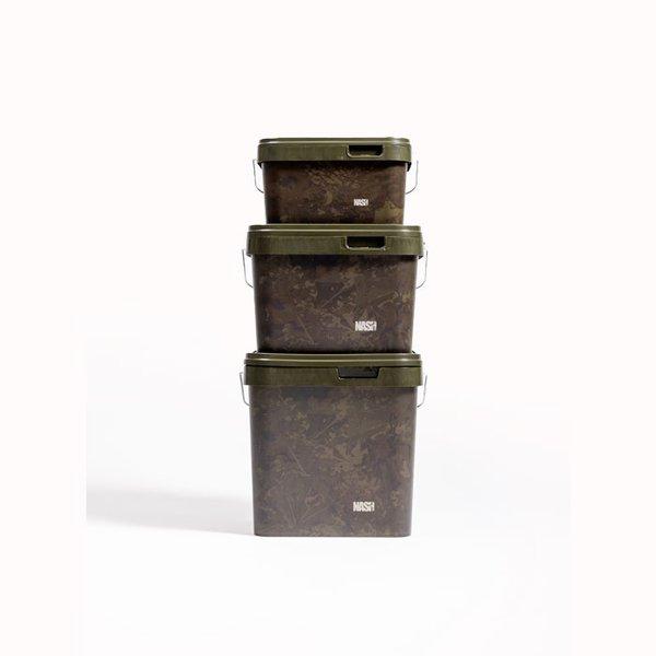 Nash Spot On Rectangular Bucket Camo 17l wiadro