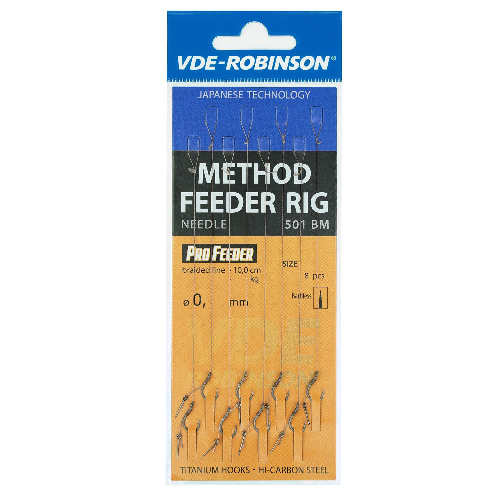Robinson VDE-R 501BM bagnet r.8 plecionka 0.10mm 10cm przypony
