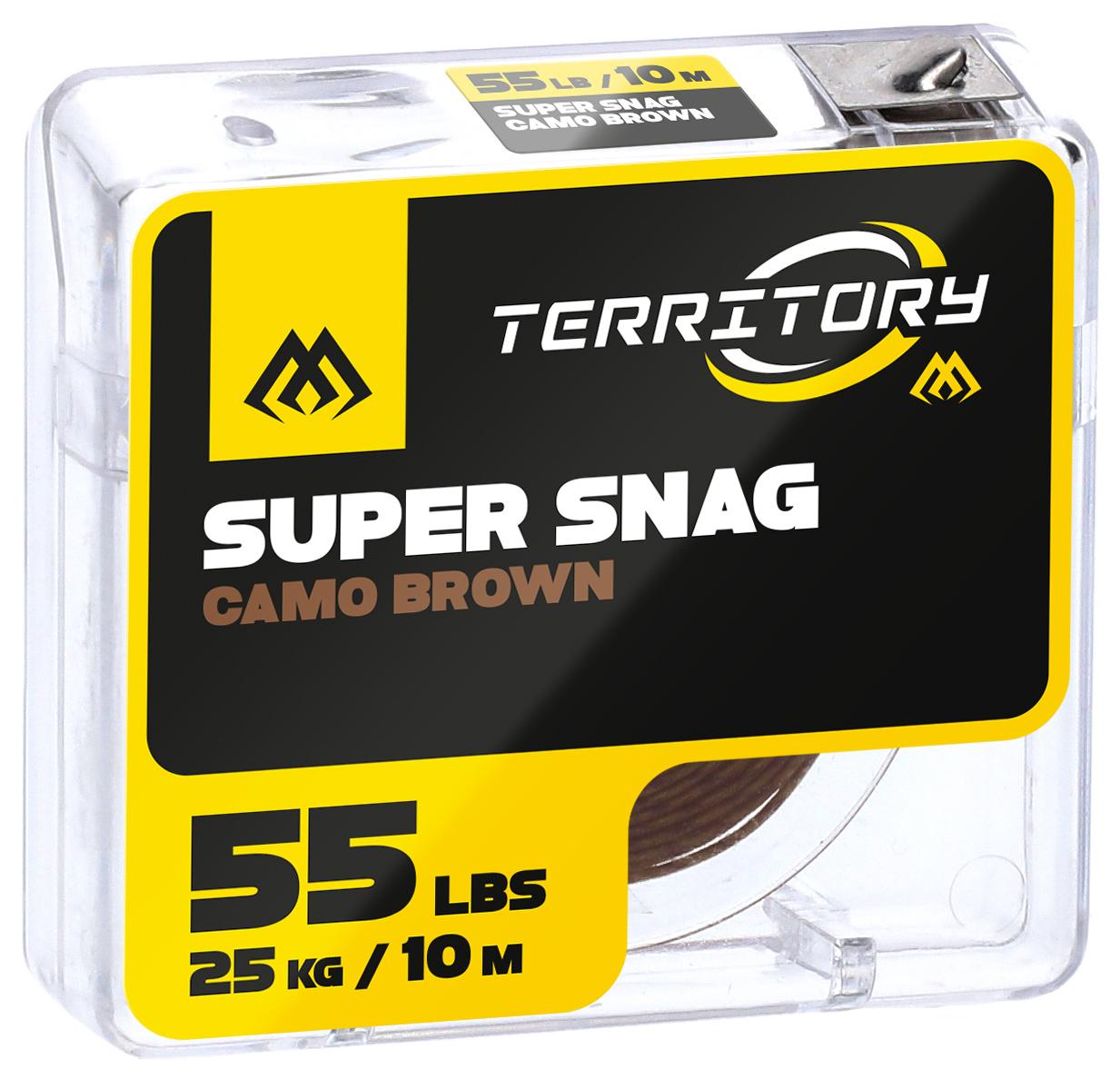 Mikado Super Snag 55lbs 10m Brown Camo plecionka przyponowa
