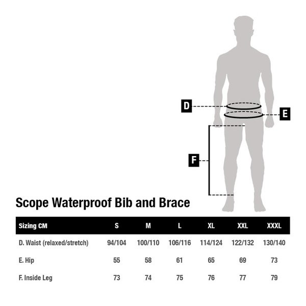 Nash Spodnie Scope Waterproof Bib and Brace M